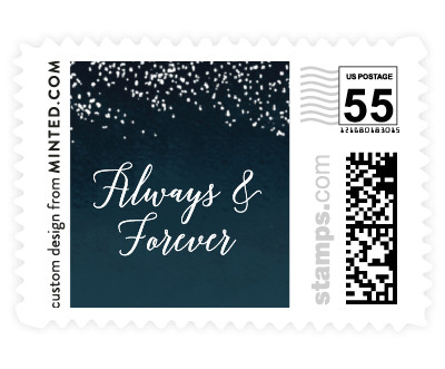 'Shimmering Trees (B)' postage