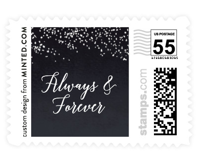 'Shimmering Trees (D)' postage stamp