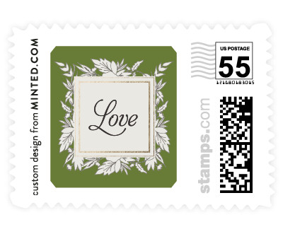 'Sophisticated Floral (D)' wedding stamps