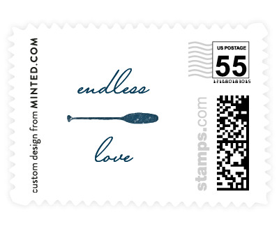 'Lakeside Oars (B)' wedding stamps