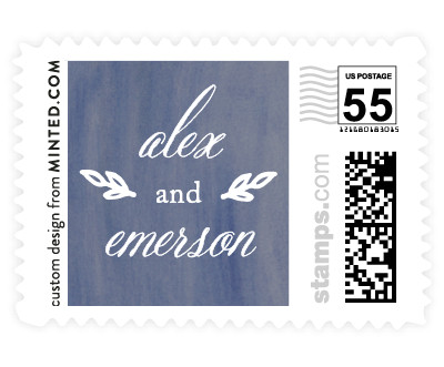 'Ornate Watercolor Frame' wedding postage