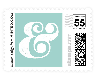 'Dapper Amper (F)' wedding stamp