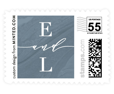 'Moody Marbling' postage stamp