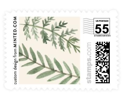 'Painted Ferns' postage stamp