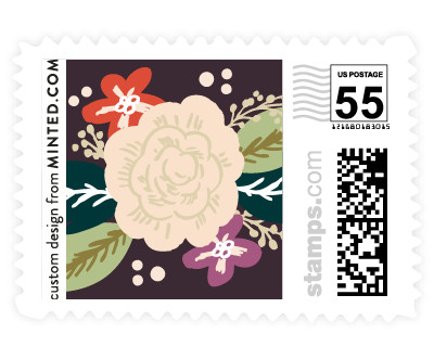 'Classic Floral (B)' postage stamp