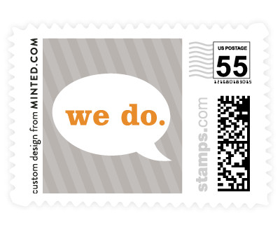 'Smart Conversation (B)' stamp design