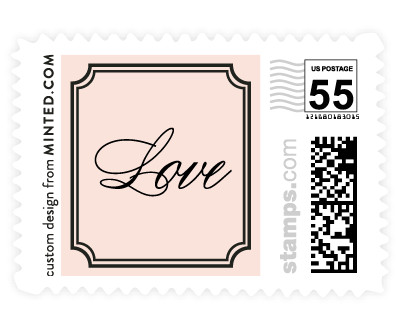 'Classy Type (C)' wedding stamp