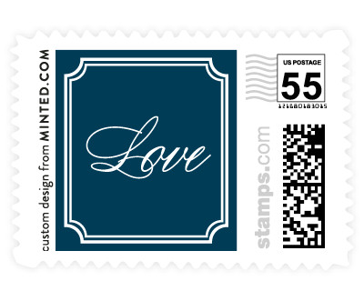 'Classy Type (E)' stamp design