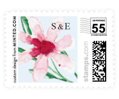 'Garden Party Joy (B)' stamp design