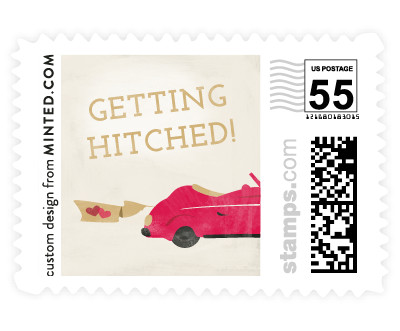 'Vintage Car (Bonnie Ride)' postage stamp