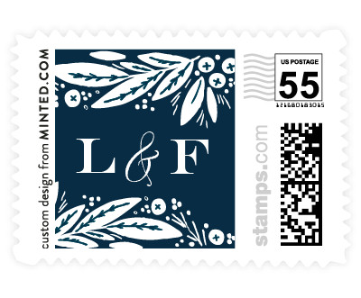 'Leaf Frame' wedding postage