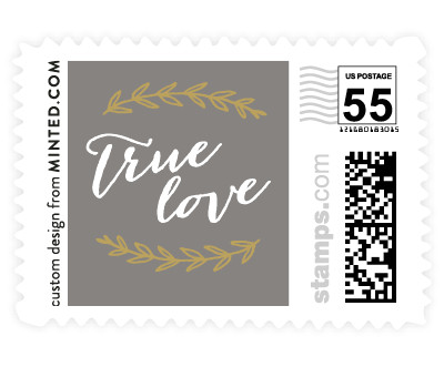 'Elegant Announcement (E)' postage stamps