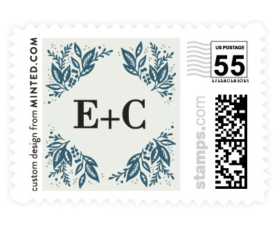 'Greenery Bouquet (C)' wedding postage