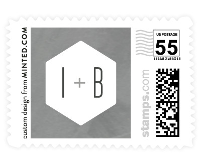 'Coral Geometrics (B)' stamp design