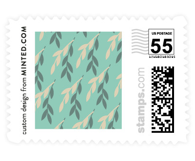 'Foil Foliage (D)' stamp design