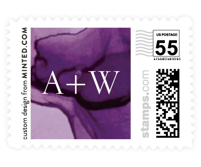 'Blue Tides (B)' wedding stamp