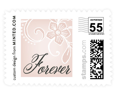 'Elegant Lace' wedding postage