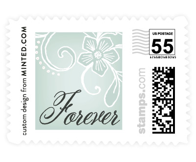 'Elegant Lace (B)' wedding stamp