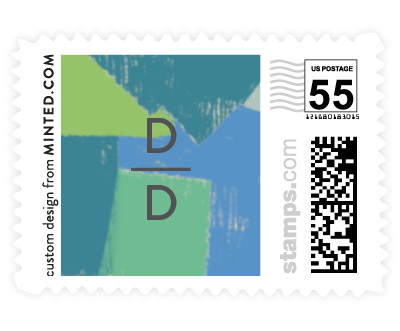 'Modern Muse (B)' postage stamp