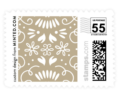 'Flora Frame (B)' wedding stamp