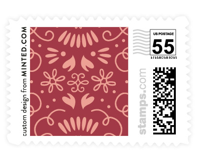 'Flora Frame (D)' stamp design