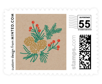 'Holiday Wedding (F)' wedding stamp