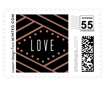 'Overlap (B)' postage stamps
