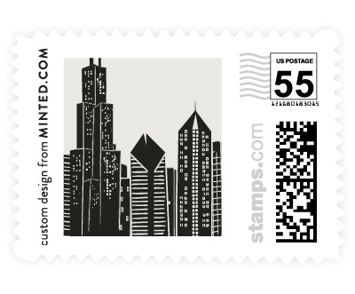 'Big City - Chicago (D)' postage stamps