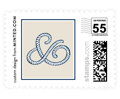 'Rope Ampersand (B)' wedding postage