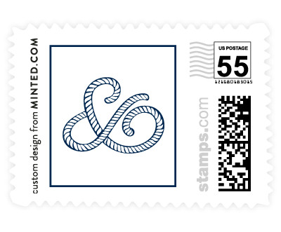 'Rope Ampersand (C)' wedding stamp