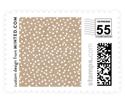 'Delicate Dots (C)' wedding stamps