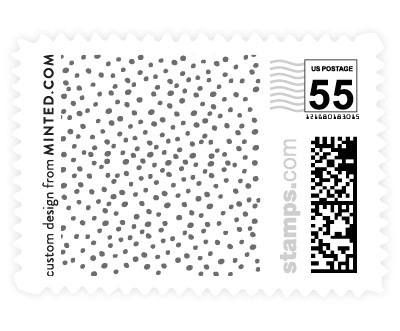 'Delicate Dots (D)' postage