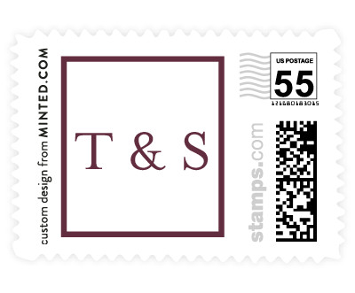 'Bowtie Chevron (F)' stamp