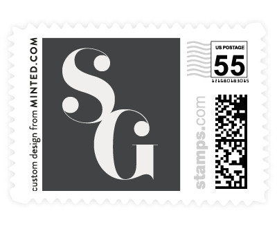 'Modern Initials (D)' postage stamp