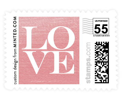 'Confetti (E)' wedding postage