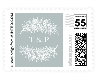 'Foiled Branches (B)' wedding stamp
