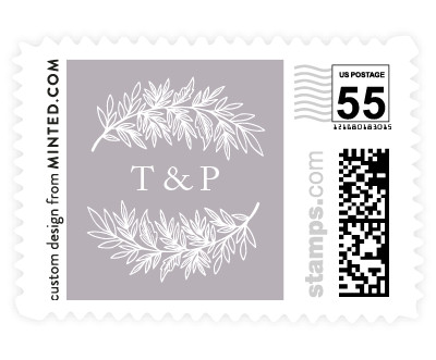 'Foiled Branches (D)' stamp design