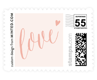 'Charming Love (C)' wedding stamp