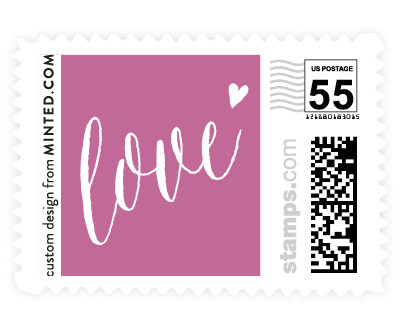 'Charming Love (E)' stamp design