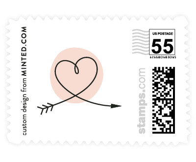 'Lovestruck' wedding stamp