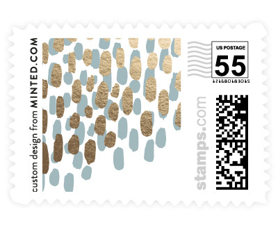 'Modern Dash' wedding postage
