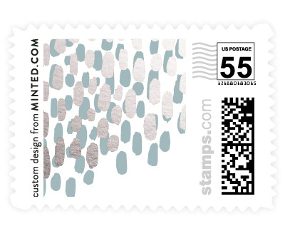 'Modern Dash (B)' wedding stamp