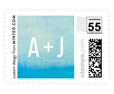 'Ombre (B)' wedding stamps