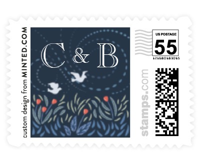 'Woodland Garden' stamp design