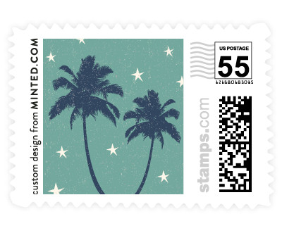 'Retro Hawaii' stamp design