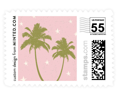 'Retro Hawaii (C)' wedding stamps