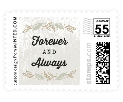 'Woodland Romance (D)' wedding stamps
