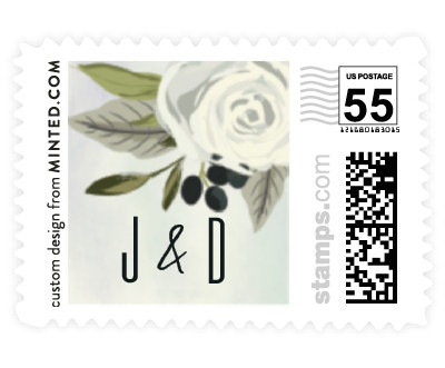 'Diamond Blush (D)' wedding stamp