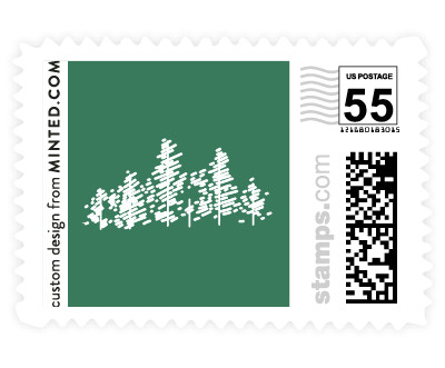 'Golden Pines (F)' wedding stamps