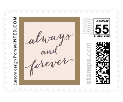 'Modern Photo Frame (D)' wedding stamp